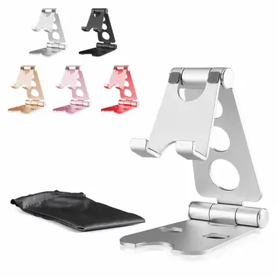 Large Silver Aluminum Mobile Phone Tablet Bracket