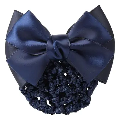 Professional Head Flower Bow Net Pocket Nurse Hair Clip