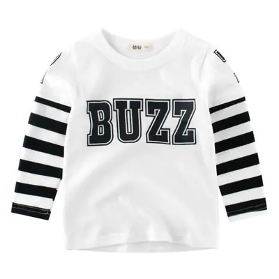 White Blue One Piece Kids Long Sleeve T-Shirt