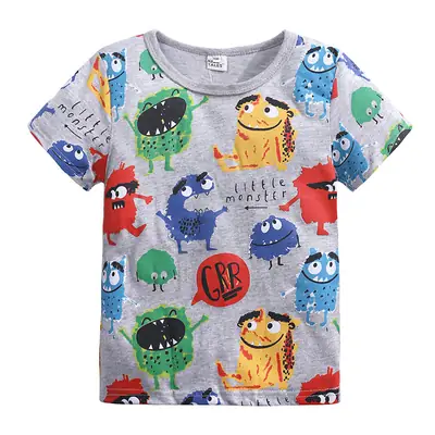 Pink Cat Mermaid T-Shirt for Boys