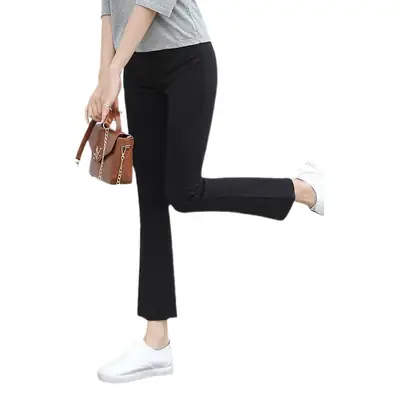 Women Velvet Slimming Pants High Waist Large