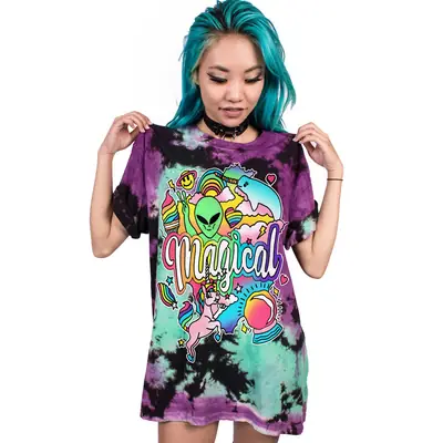 3D Digital Printed Cartoon Top Large Women's Casual Wear