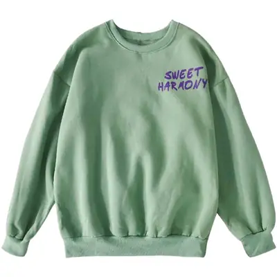 Women Pink Fleece Round Neck Sweatshirt 2025