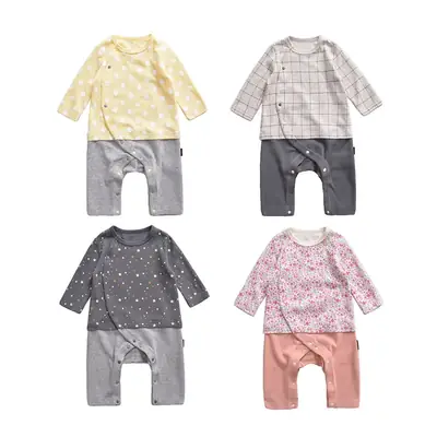 Baby's Starry Night Suit Grey Cotton Newborn