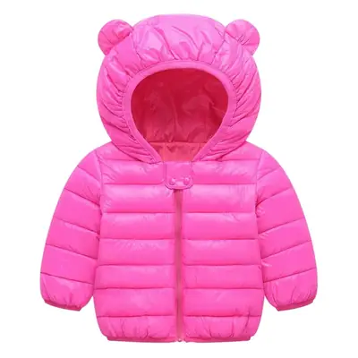 Blue Bear Ears Cotton Padded Coat for Kids Small Medium