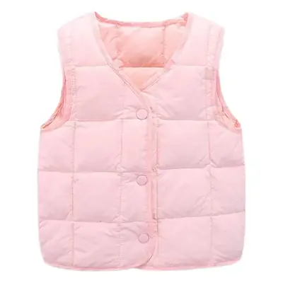 90 White Duck Down Baby Vest for Boys Girls Lightweight