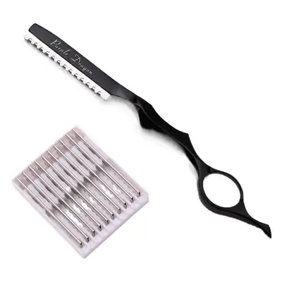 Zilong Haircutting Knife Set with 10 Blades