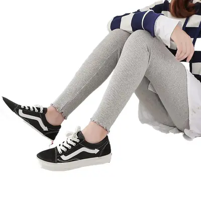 Japanese Style Slimming Rib Leggings Large Size