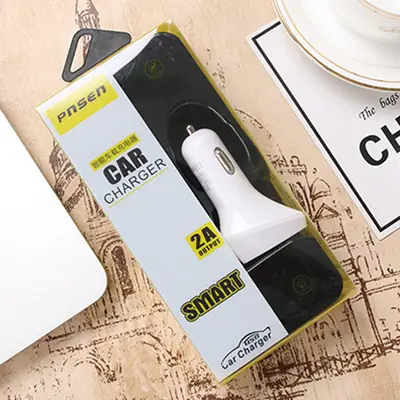 3U Fast Car Charger with USB 2.4A Output