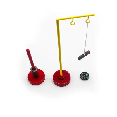 Red Science Compass for Kids Educational Toy
