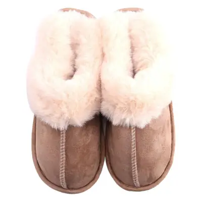 Cross-border e-commerce Amazon Mao Mouth Home Slippers Men's and Women's Indoor and Outdoor Warm Slippers Cotton Slippers Spot