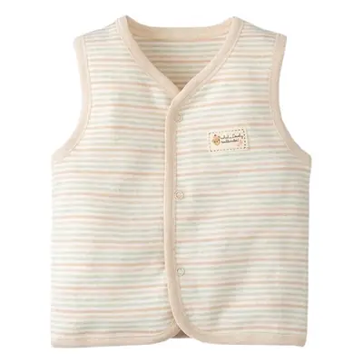 New Baby Striped Cotton Vest for Boys Girls Spring Autumn
