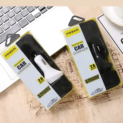Pnsen 3U Smart Car Charger 2A Fast Travel Usb2.1A