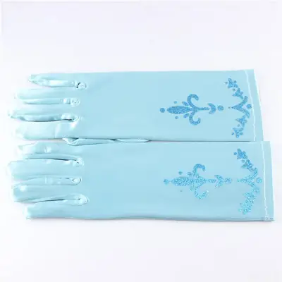 Frozen Crown Magic Wand Gloves Light Blue