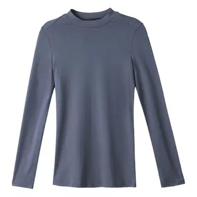 Spring Long Sleeve T-Shirt Women's Solid Color