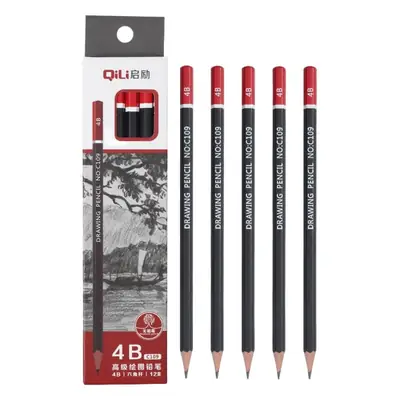 Sketch pencil art 2B pencil 2b a box of student painting 2h-14b log drawing sketch pen suit wholesale