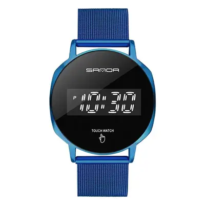 Sanda Gold Mesh Electronic Watch for Men Women