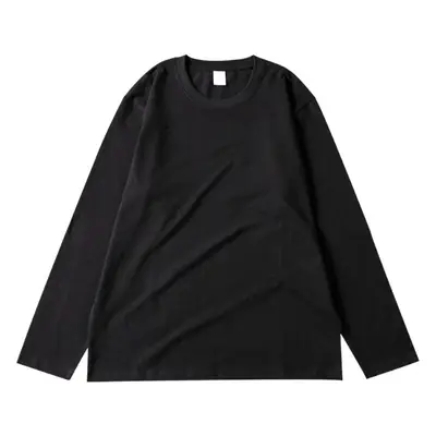 Men's White Long Sleeve T-Shirt Xinjiang Cotton