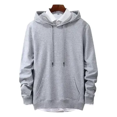 Men Green Cotton Hoodie Sweatshirt 2024