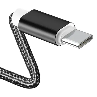 Pink Data Cable for iPhone & Android Micro Braided Type-C