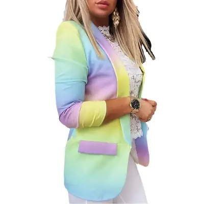 Women's White Cactus Embroidered Suit Set Winter Long Sleeve