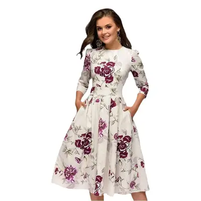 2022 Floral A-Shape Dress Party Wear