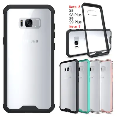 Transparent Armor Phone Case for Samsung Note 9 S9 S25 Ultra