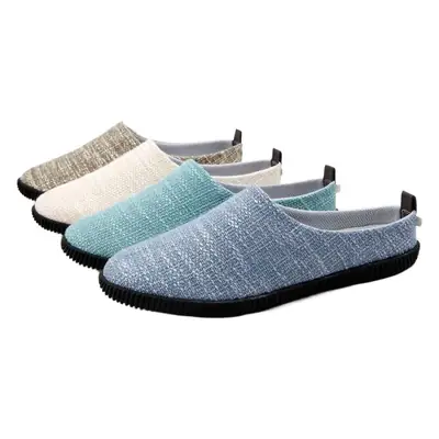 In-Stock 2026 Summer Men's Linen Casual Shoes, Closed-Toe T-Shaped Men's Flip-Flops, Wholesale from Manufacturer