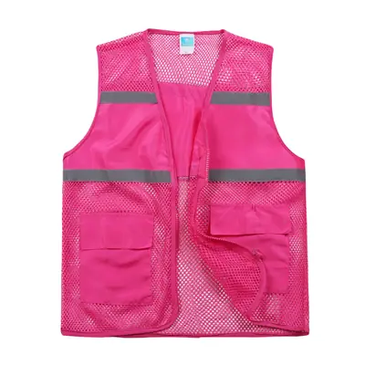 Yellow Reflective Waistcoat Vest for Volunteering