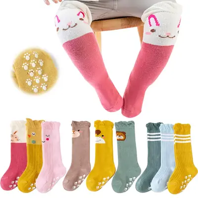 Autumn Baby Socks Boneless Loose Neck Non-Slip