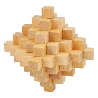 Wooden Beech Lock Puzzle Set for Kids