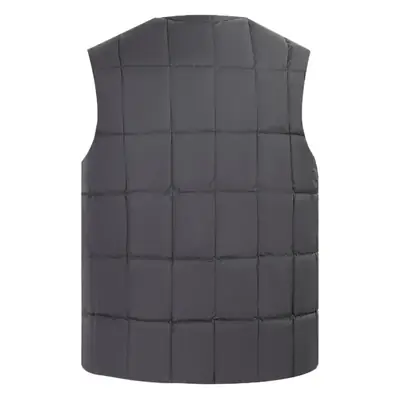 Men's Olive Duck Down Vest for Winter Warmth