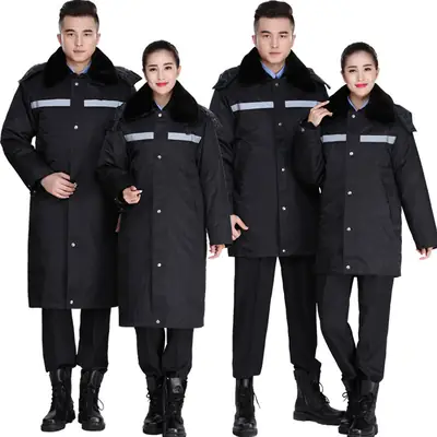 Cold-Proof Long Coat for Men Women Winter Workwear