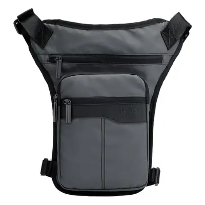 Men's Black Mesh Sports Waist Bag with Adjustable Straps
