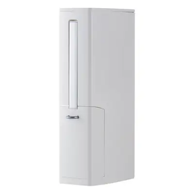 White Reusable Toilet Brush Set for Home & Office