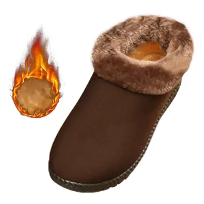 2025 Winter Women's Fleece Lined Slippers Black