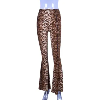 European American Explosive 2025 Leopard Flared Pants