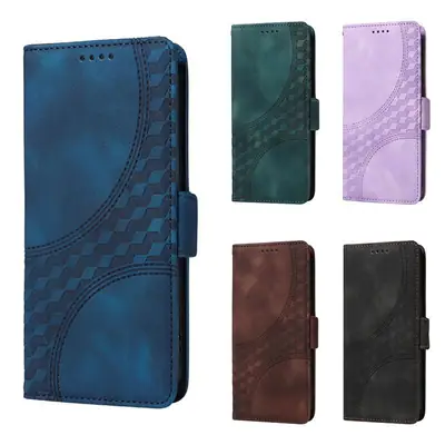 Green Leather iPhone Phone Case with Card Holder Stand