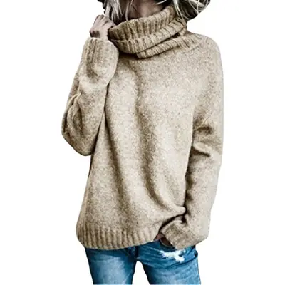 2025 Women's Long Sleeve Knitted Sweaters Grey