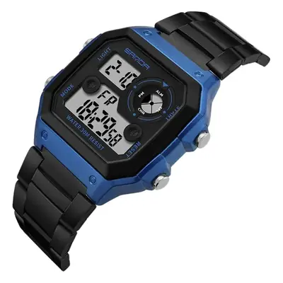 Sanda Black Digital Men's Watch 28mm Waterproof