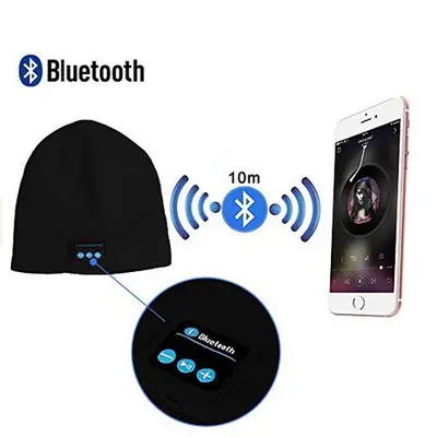 Wireless Bluetooth Headset Hat with Call Music Stereo Sound
