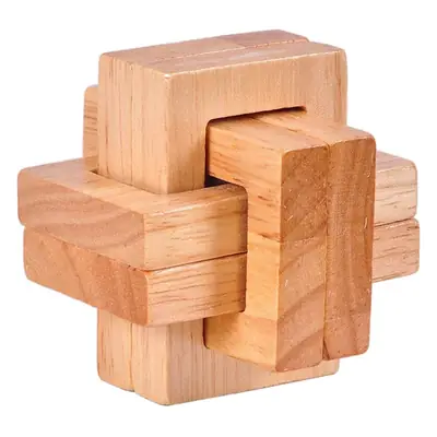 Wooden Kong Ming Lock Toy Set for Kids