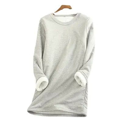 New Autumn Velvet T-Shirt Mid Length Large