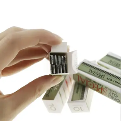 10-Piece Eyebrow Razor Blade Replacement Pack