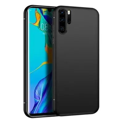 Soft Silicone Mobile Phone Case Black Huawei Pura70 P50