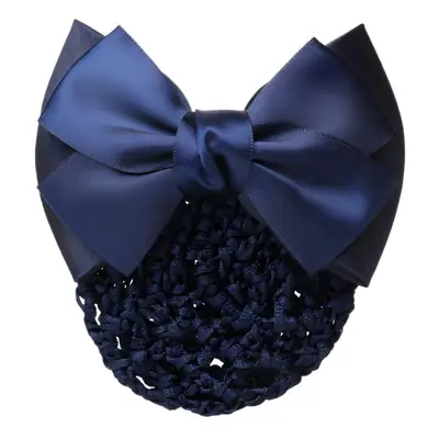 Professional Lady Net Hair Net with Bow for Nurses, Bankers, Hotel Clubs