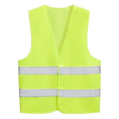 Reflective Safety Vest Yellow Volcano Style for Adults