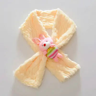 Children's Faux Fur Cartoon Scarf 2022 Winter