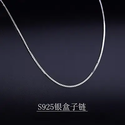 S925 Silver Water Drop Chain Necklace for Women
