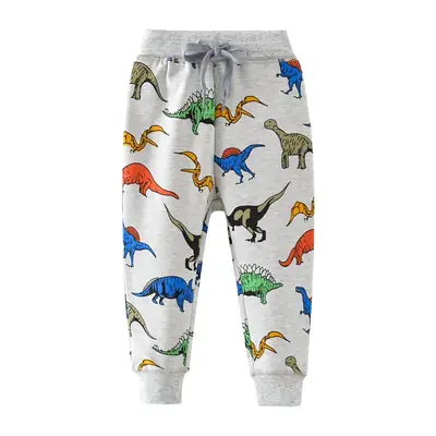 Boys Cartoon Print Cotton Trousers Autumn Wear